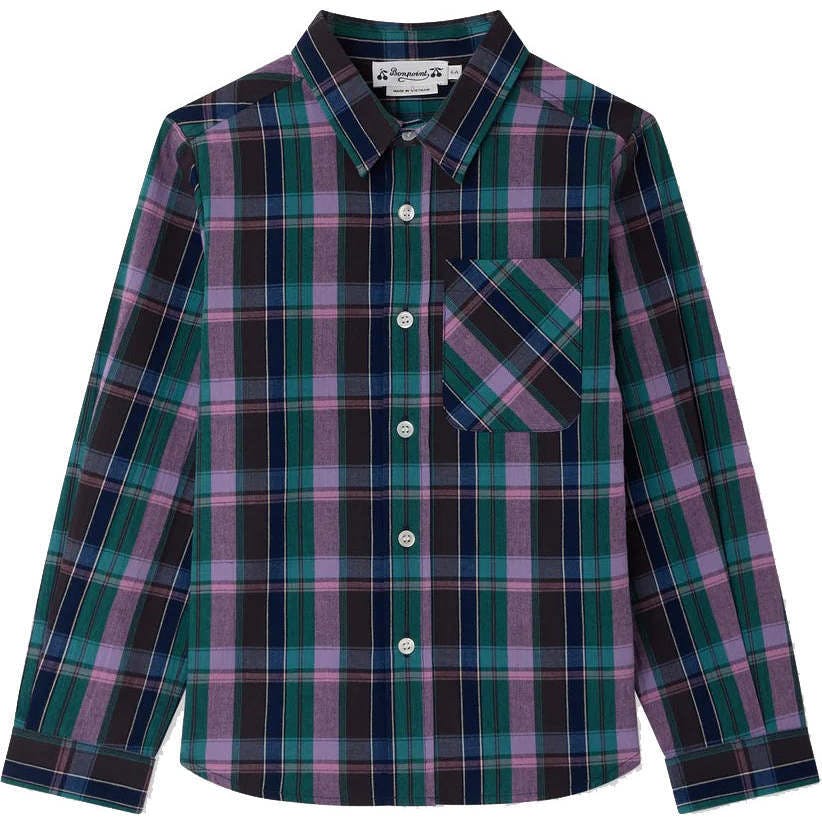BONPOINT Tango Plaid Shirt - Violet