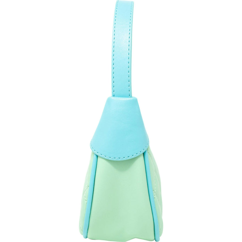 Quilted Zip Top Shoulder Bag