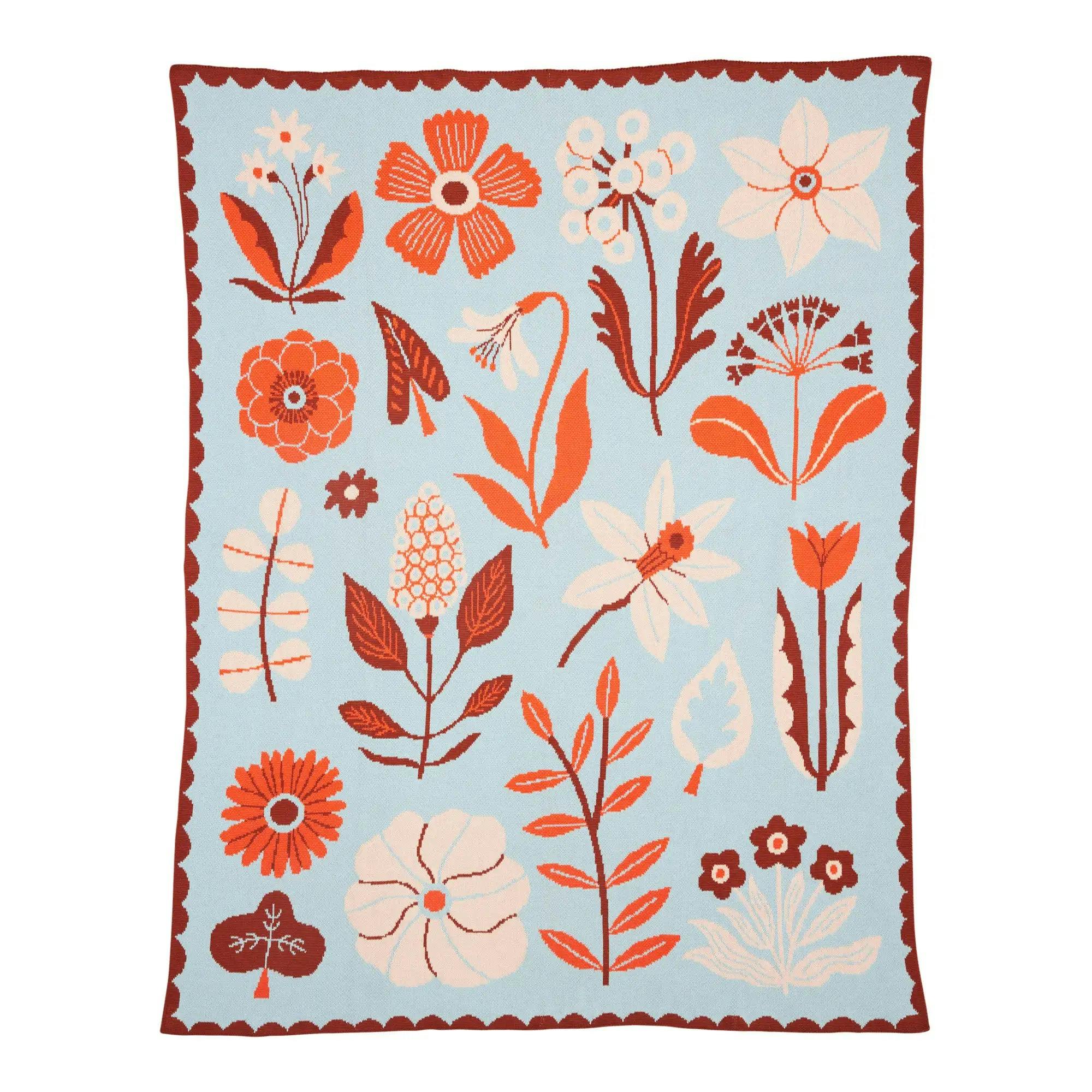 Petals Knit Blanket