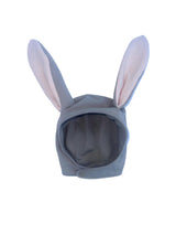 Gray Bunny Bonnet and Bunny Tail Set