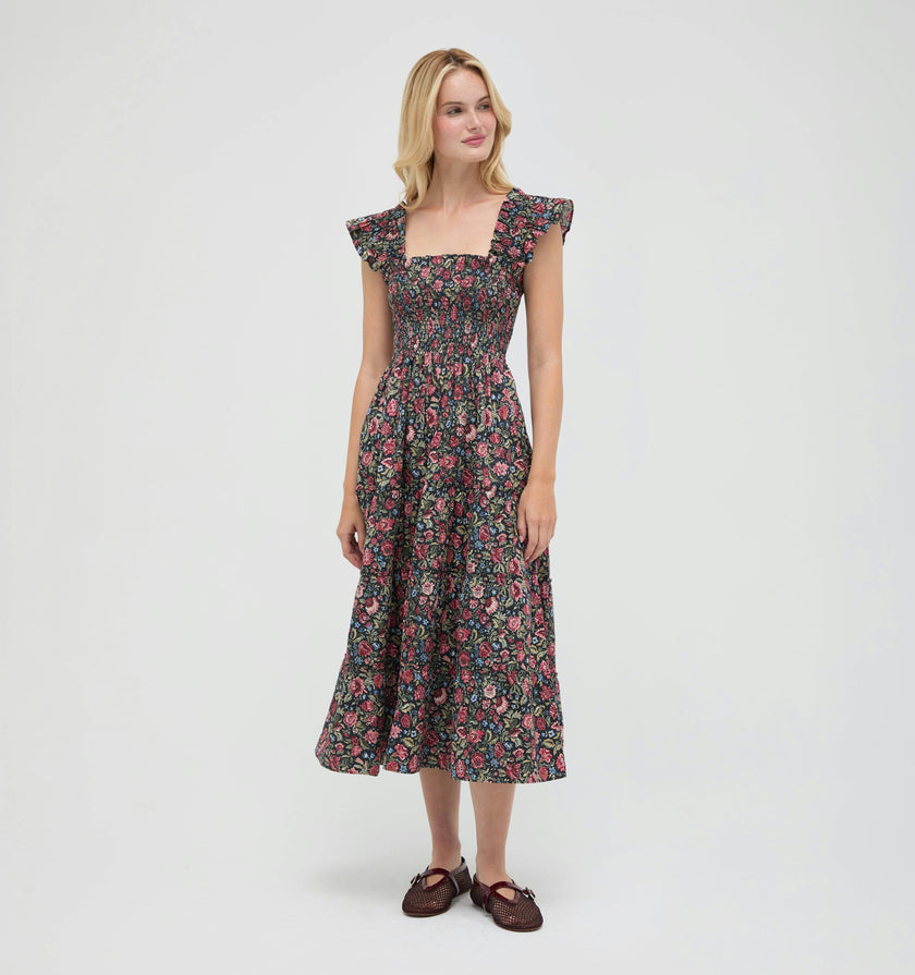 The Ellie Nap Dress -  Jacobean Sprig
