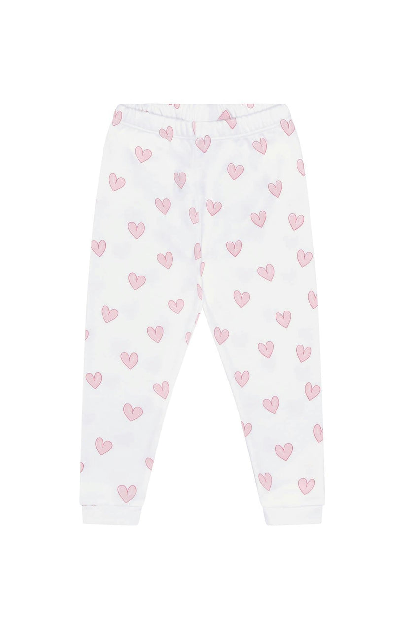 Pink Heart Print Pajama