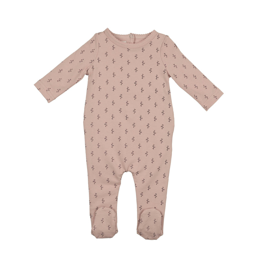 Printed Floral Footie