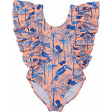 UPF50+ Sustainable Wide Frill Swimsuit