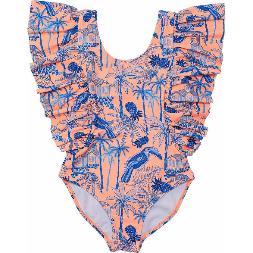 UPF50+ Sustainable Wide Frill Swimsuit