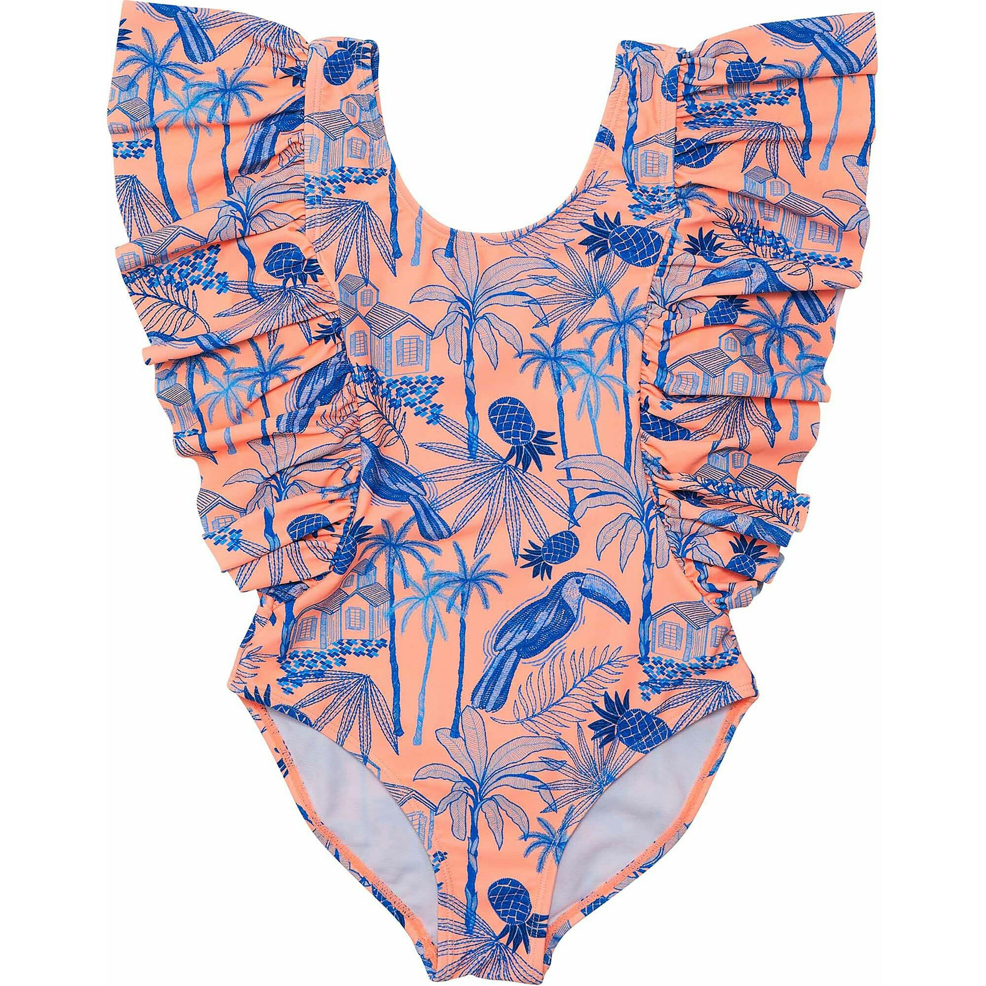 UPF50+ Sustainable Wide Frill Swimsuit