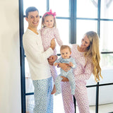 Parker Boys' Zipper Pajama - Penguin Party Blue