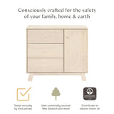 Babyletto Hudson Modern 3-Drawer Compact Dresser (40")