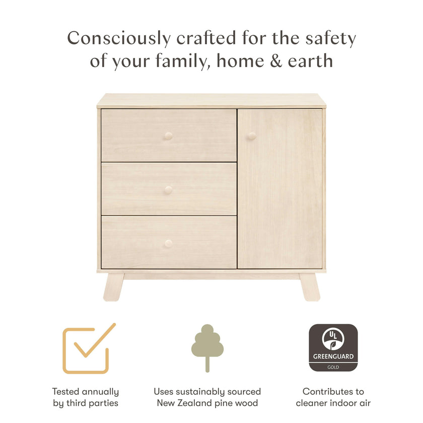 Babyletto Hudson Modern 3-Drawer Dresser