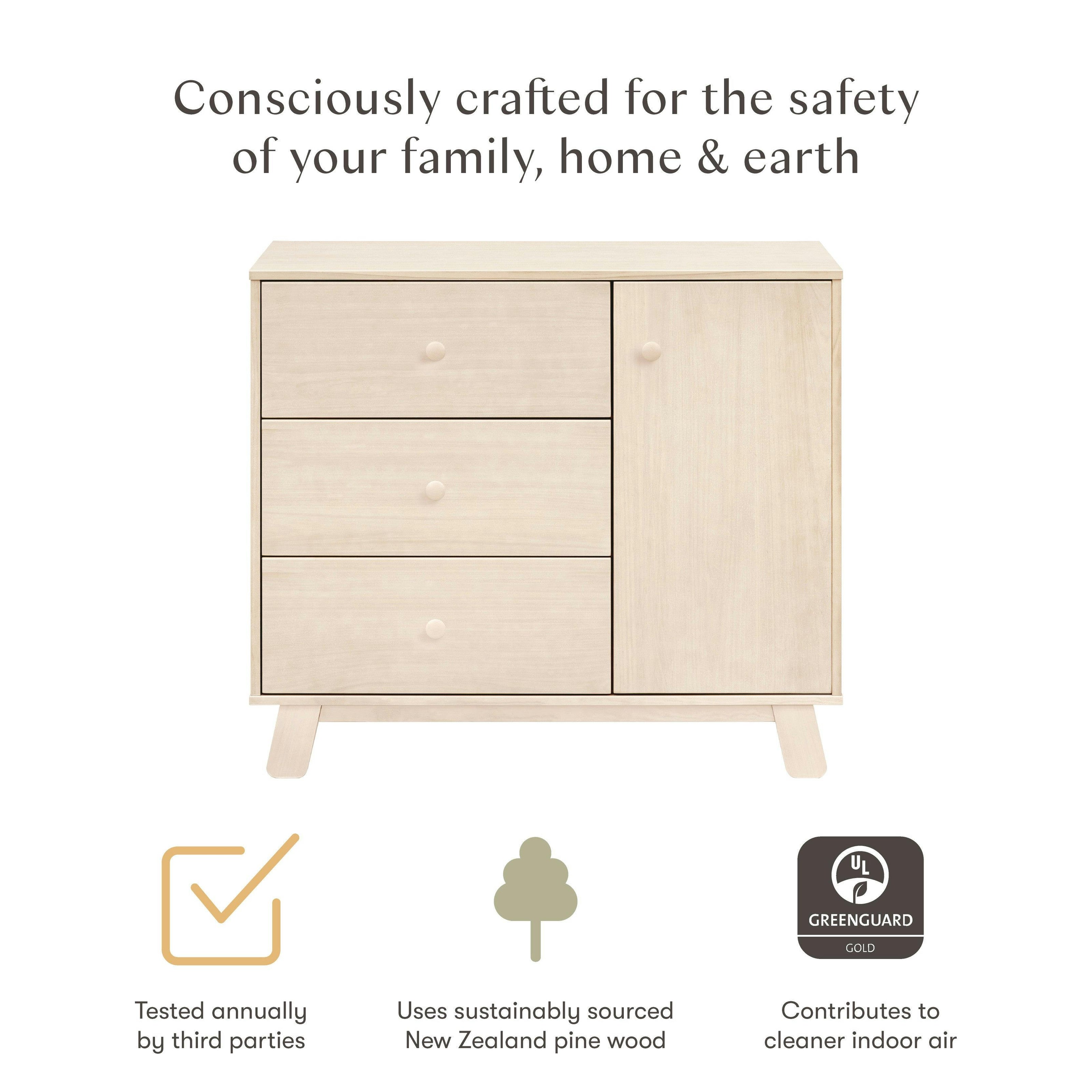 Babyletto Hudson Modern 3-Drawer Dresser
