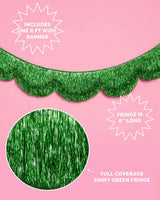 Holiday Scallop Fringe Banner - scalloped banner