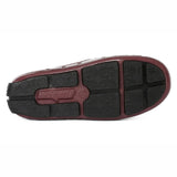 KIDS BURGUNDY PATENT/BLACK PRODIGY DRIVER