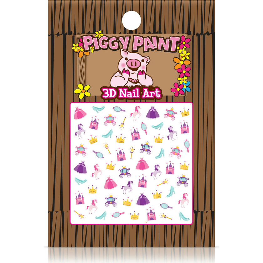 3D Princess Nail Art
