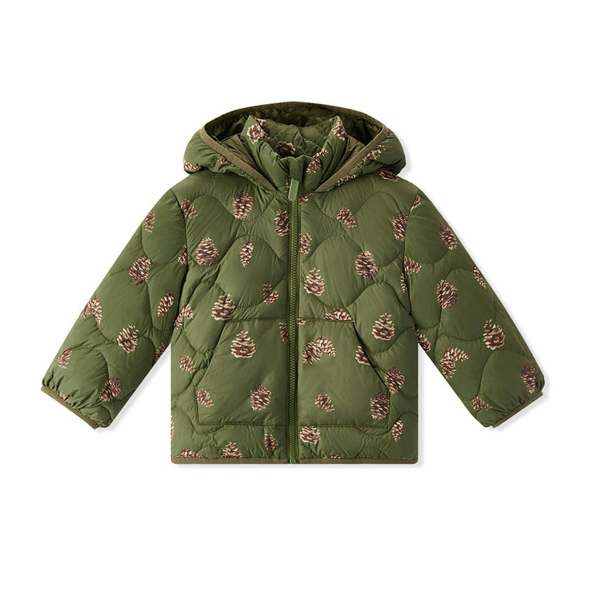 Pinecone Lightweight Down Hooded Jacket