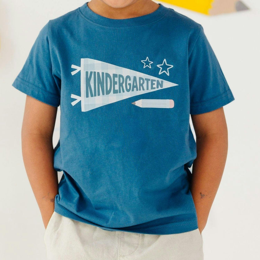 Kindergarten Pennant Short Sleeve T-Shirt