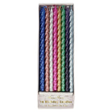 Multi Metallic Twisted Candles