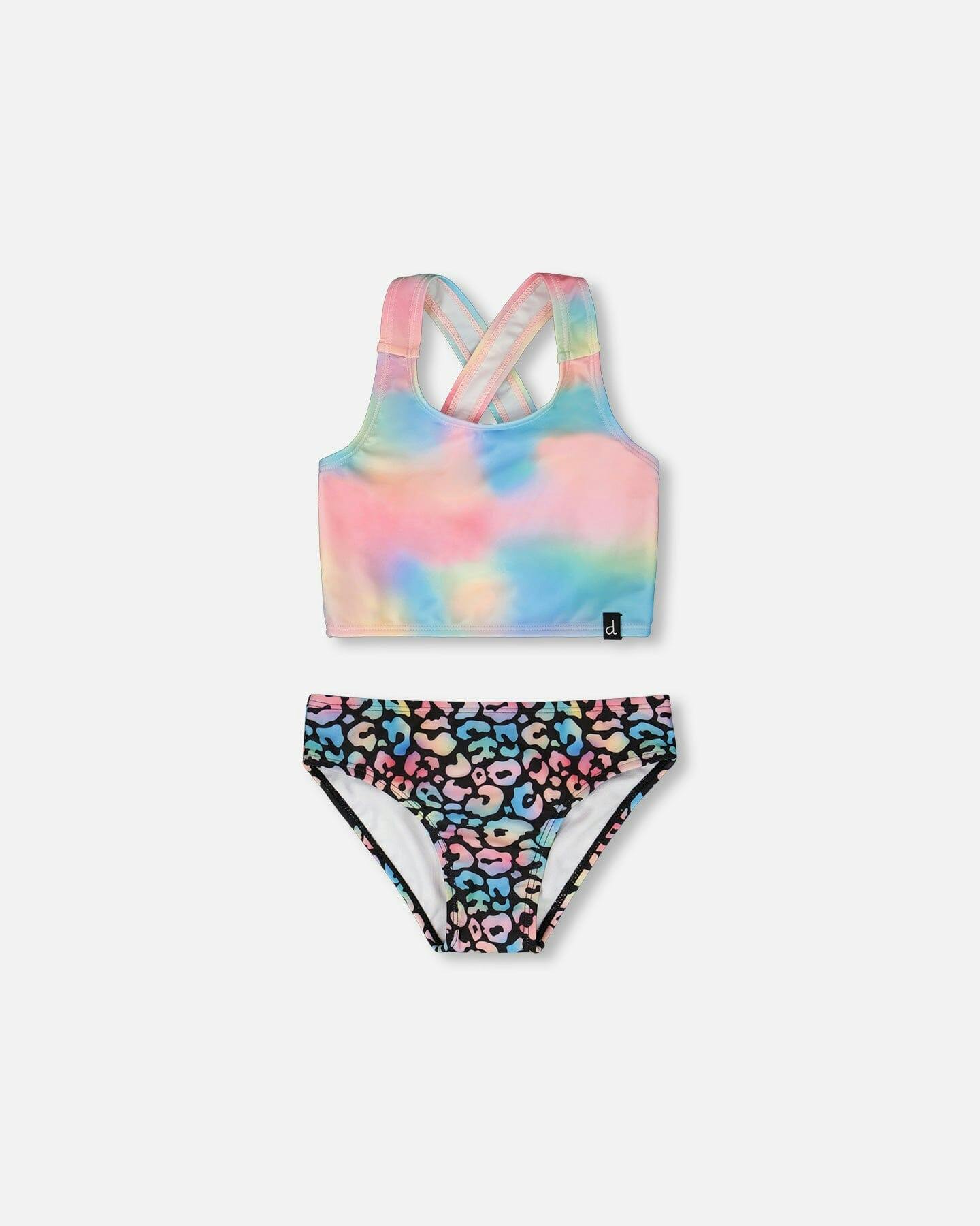 Two-Piece Swimsuit Multicolored