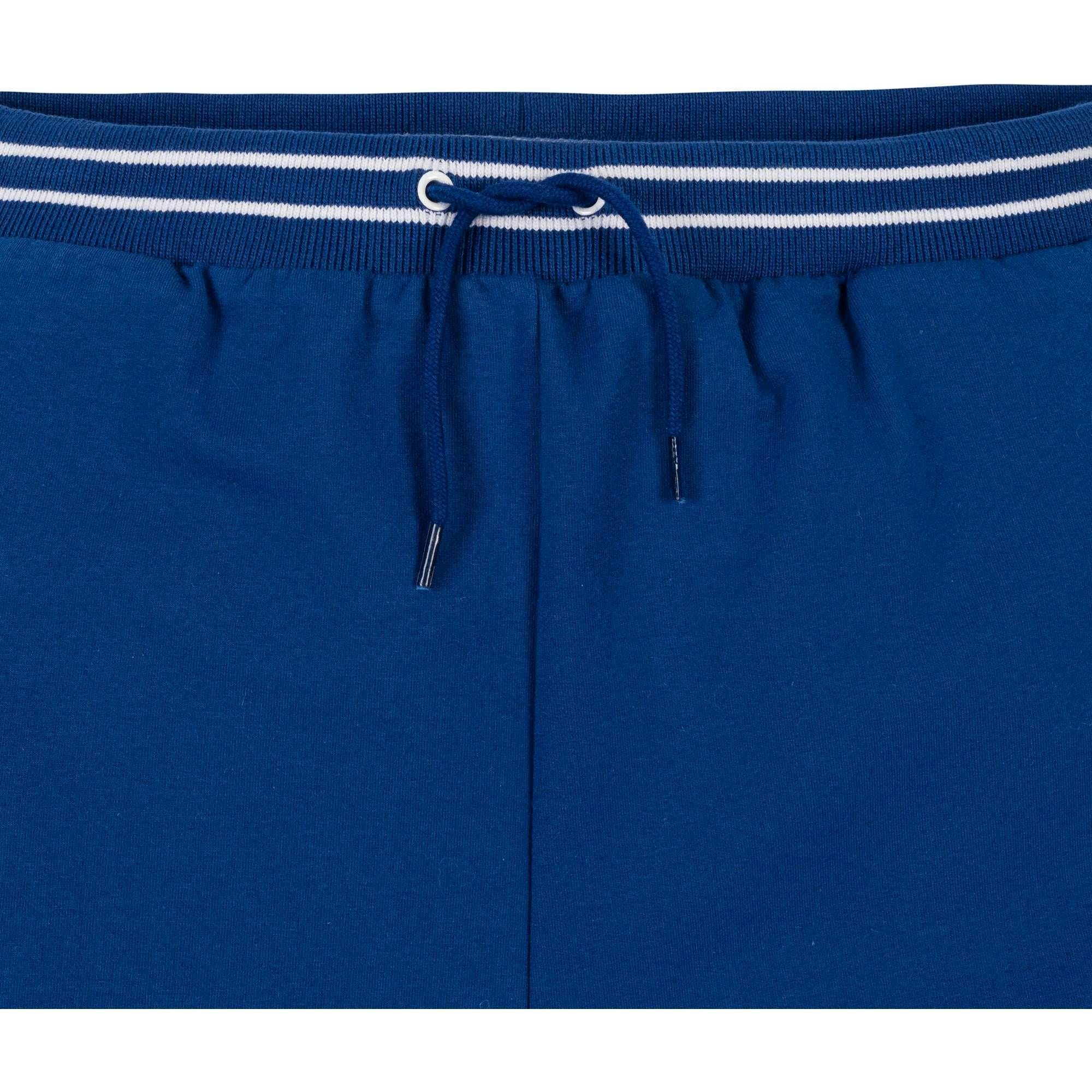 Organic French Terry Pull-On Short, Blue