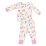 Breakfast Club Pink - Long Sleeve Loungewear Set
