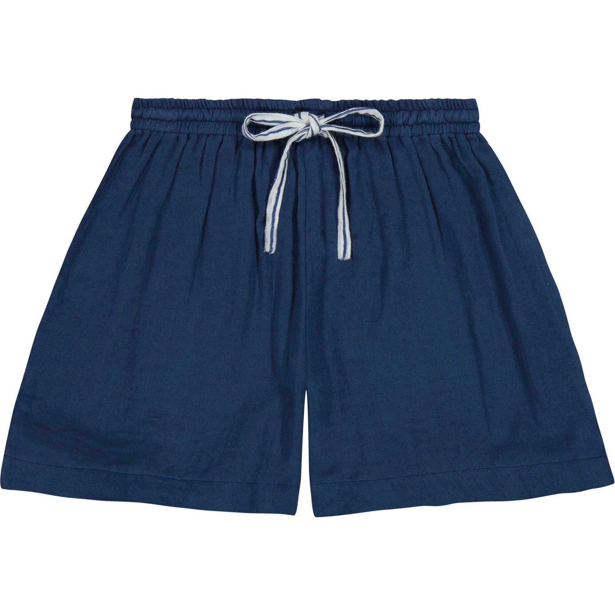 La Plage Boy's Drawstring Short Lapis Blue, Blue