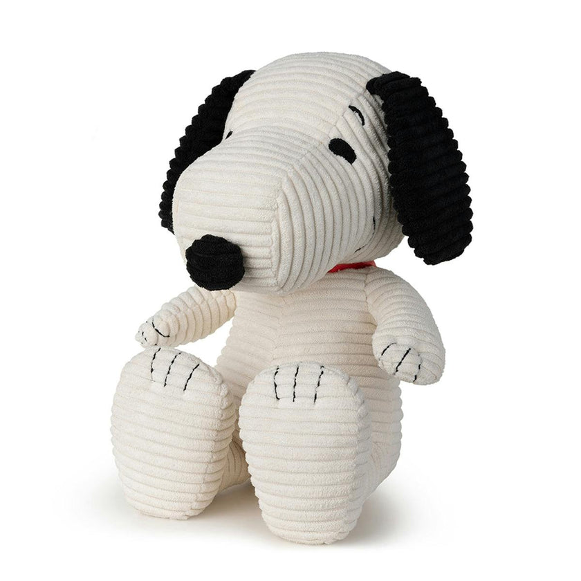 Plush Peanuts Snoopy Corduroy Cream In Giftbox 11"