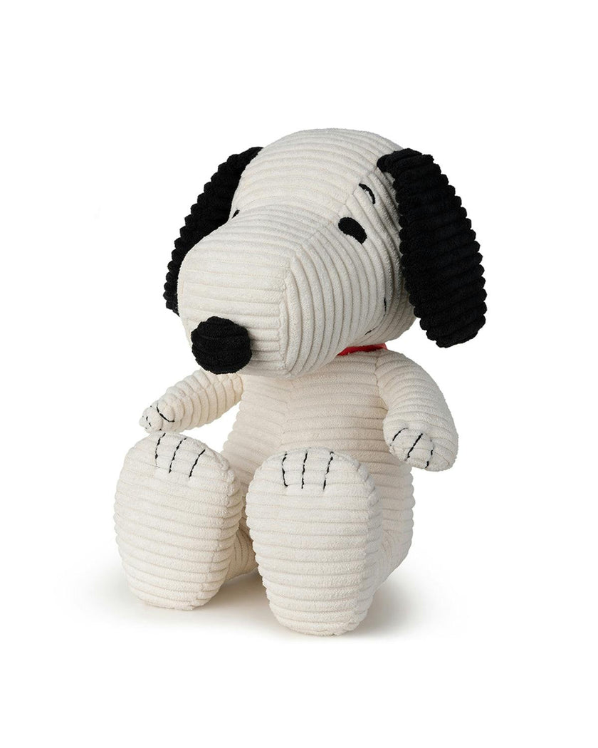 Plush Peanuts Snoopy Corduroy Cream In Giftbox 11"
