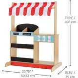 My Little Helper Market Stand Playset