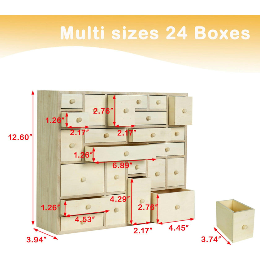 DIY Craft Storage & Advent Calendar