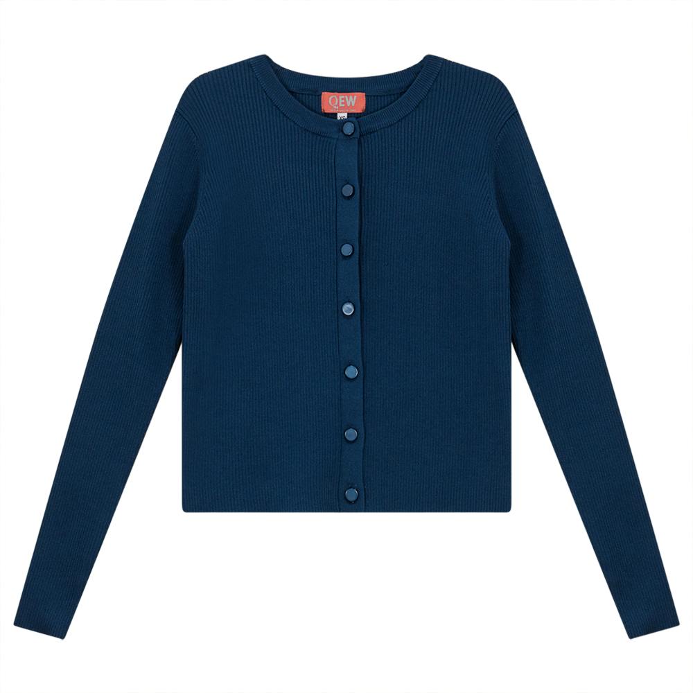 Cropped Knit Cardigan