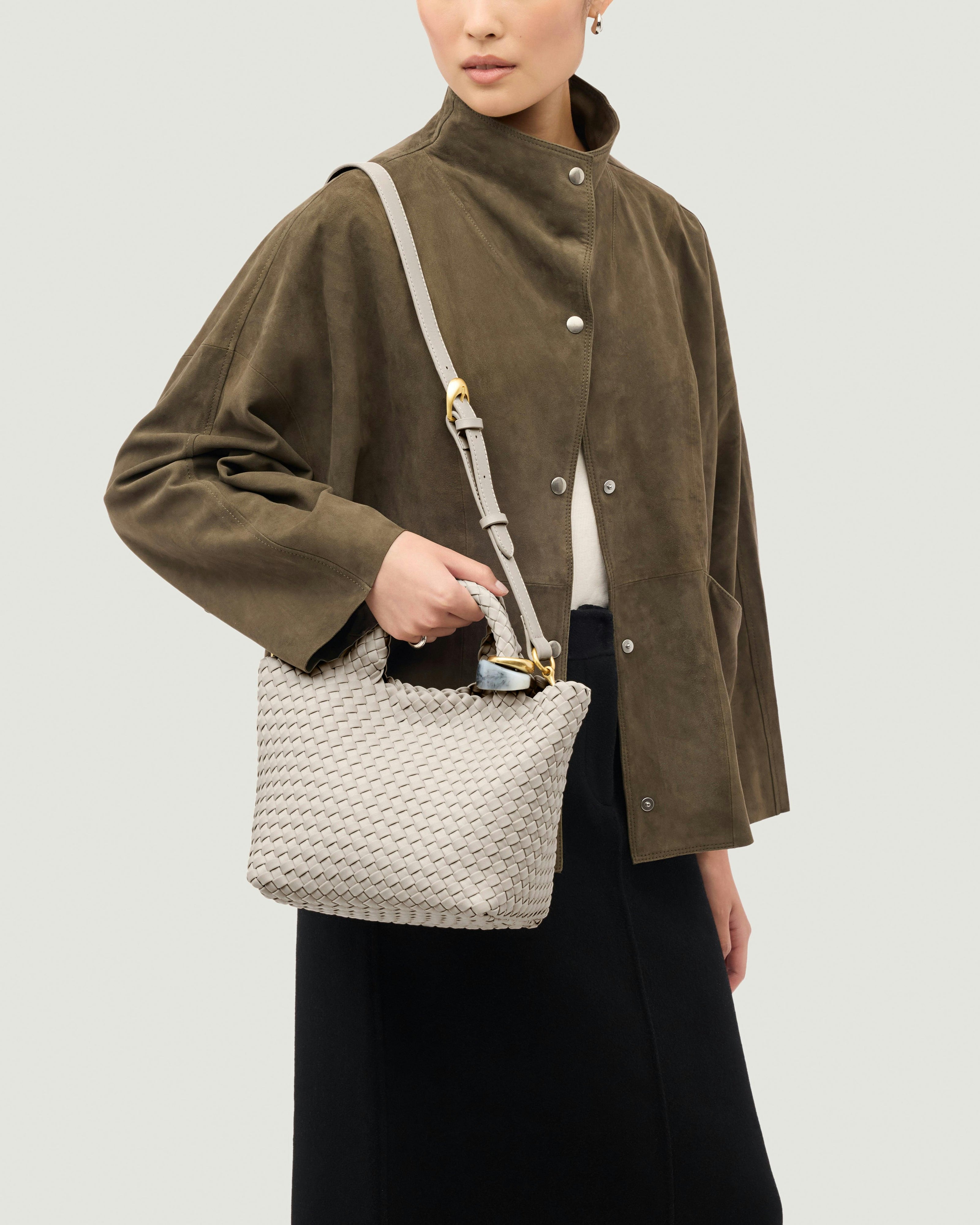 St. Barths Small Tote Beads | Linen