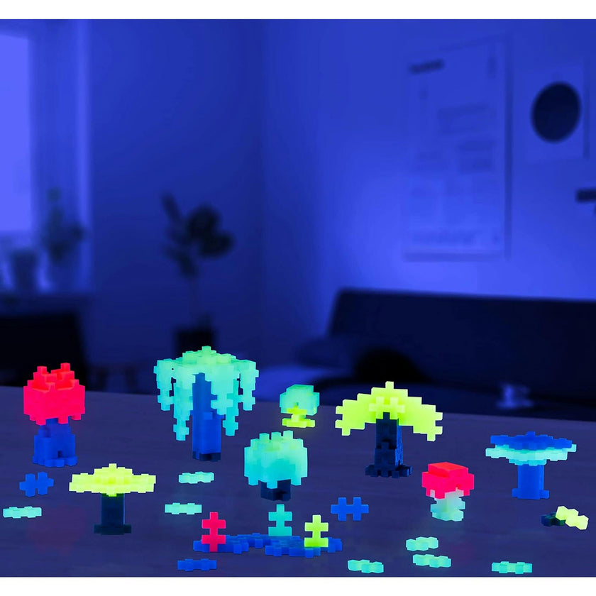 Plus-Plus: Super Tube - Glow-In-The Dark Mix -500 Pieces