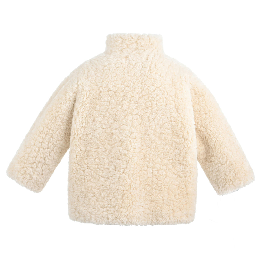Beige Shearling Coat