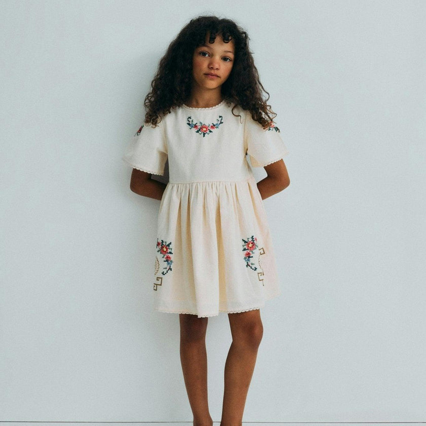 Narcise Dress Ecru