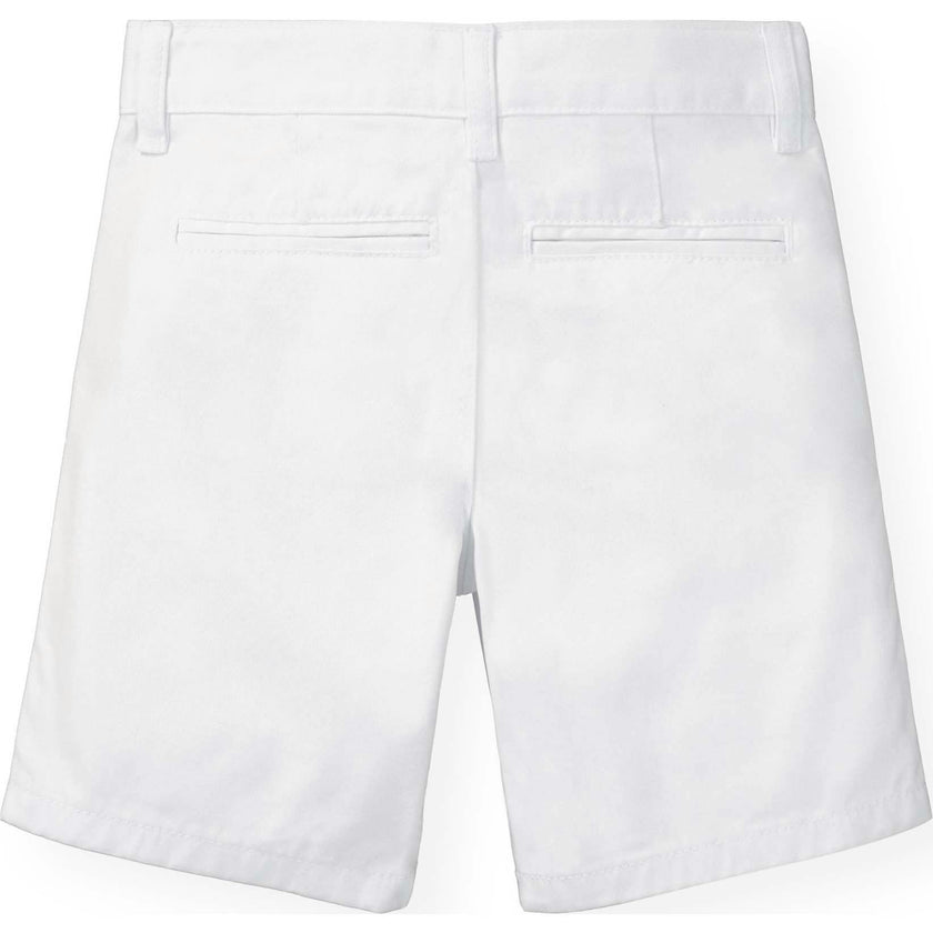 Organic Uniform Stretch Chino Short, White