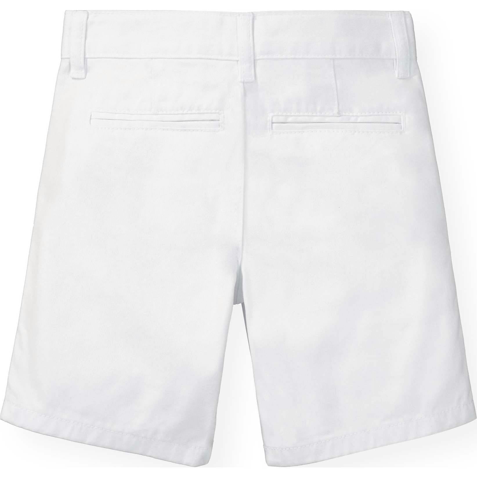 Organic Uniform Stretch Chino Short, White
