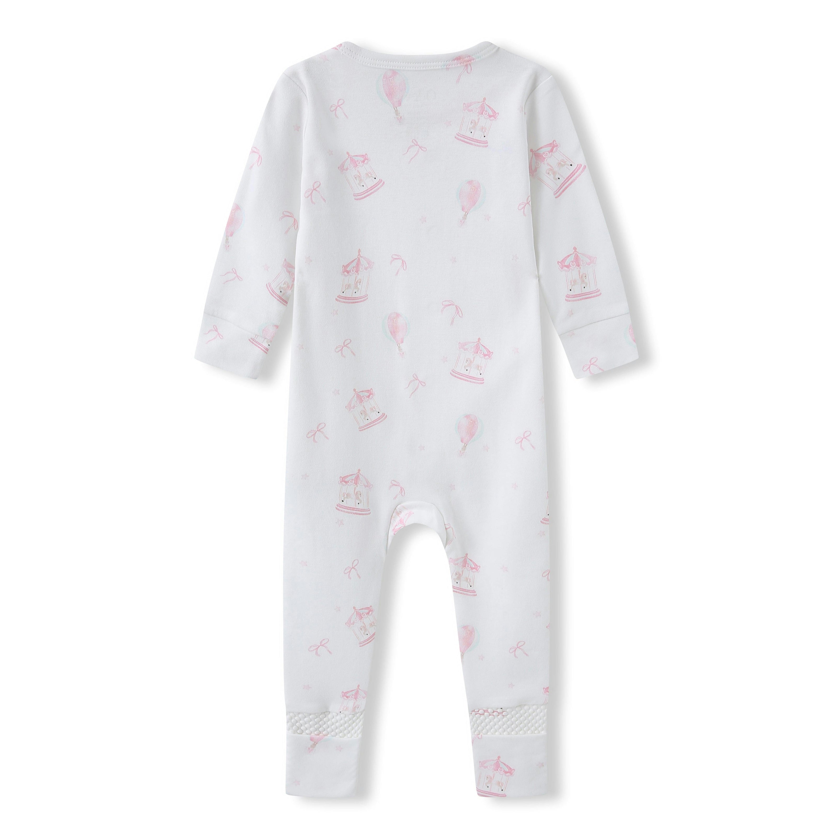 Footie Pajama Sleepsuit - Carousel