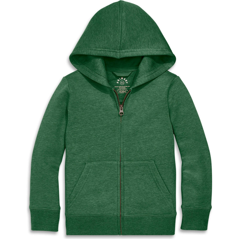 Kids cozy fleece zip hoodie