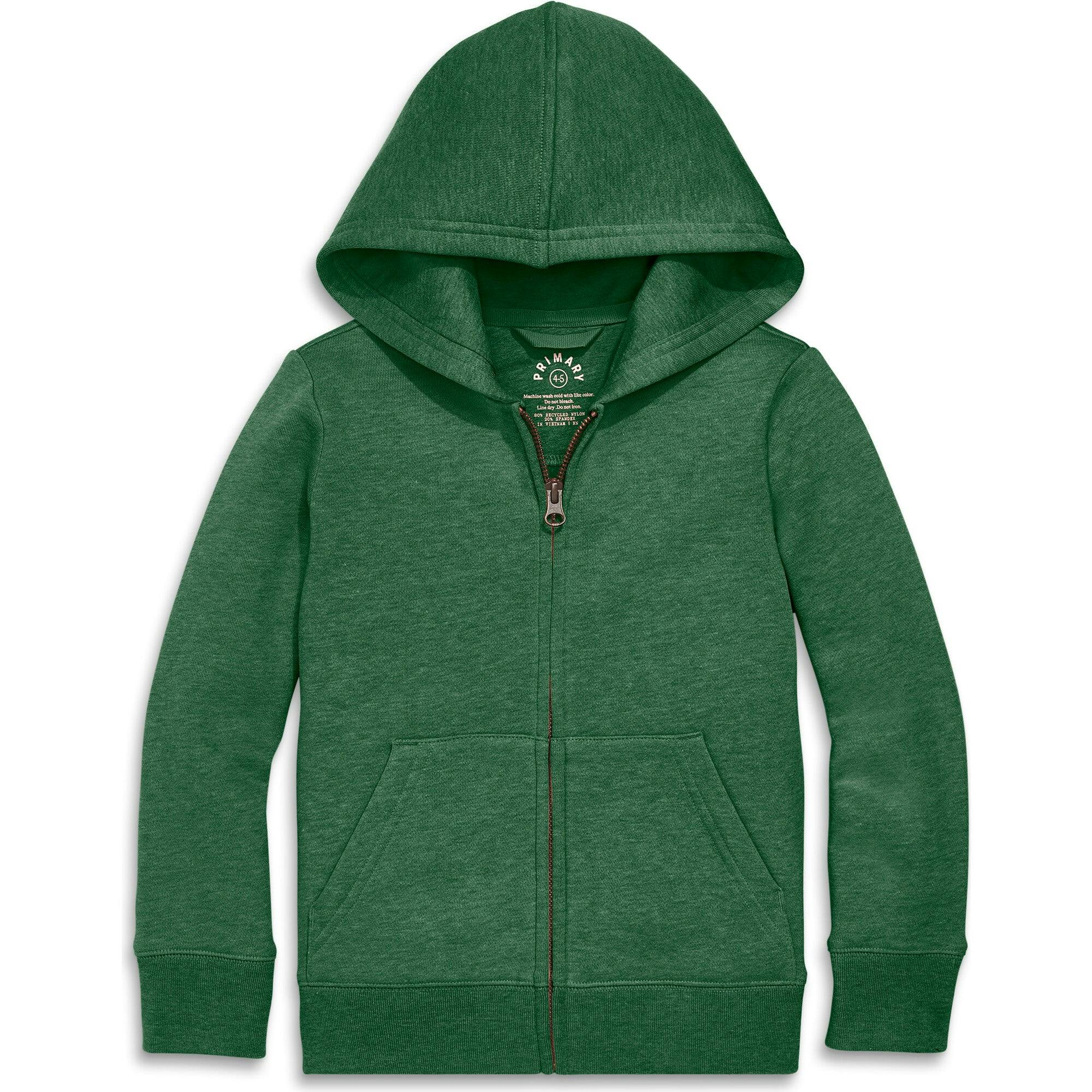 Kids cozy fleece zip hoodie