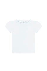 Ruffle Short Sleeve Tee