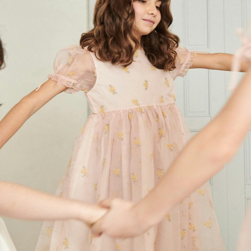 Pink Gardenia Ceremony Girl Dress