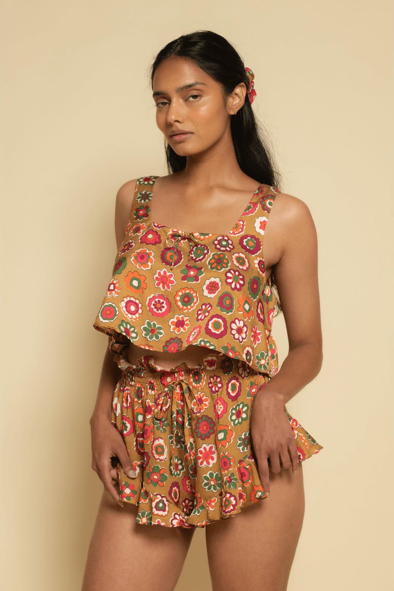 Silk Boho Short