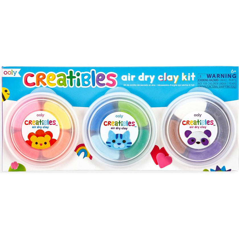 Creatibles Standard Air Dry Clay Kit - Set of 12 Colors