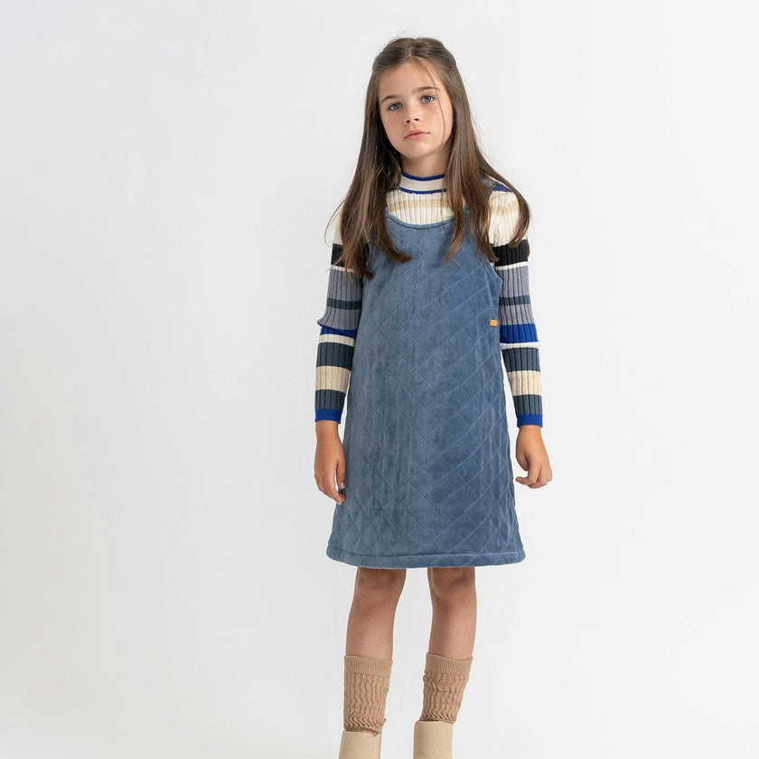 Quilted Velour Jumper