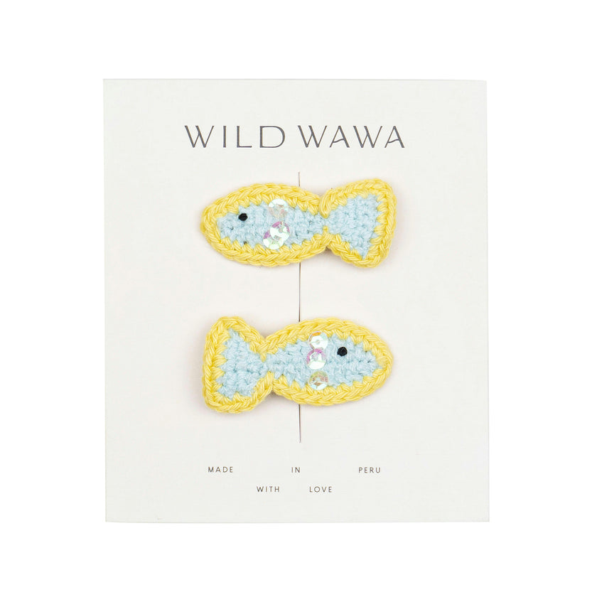 Crochet Clip Set in Fish