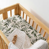 Babyletto All-Stages Bassinet Sheet in GOTS Certified Organic Muslin Cotton