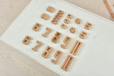 Avenlur Montessori Wooden Number Height Blocks – Self-Correcting Math Learning Set