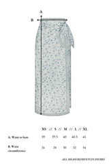 Savannah Skirt in Floral Blues