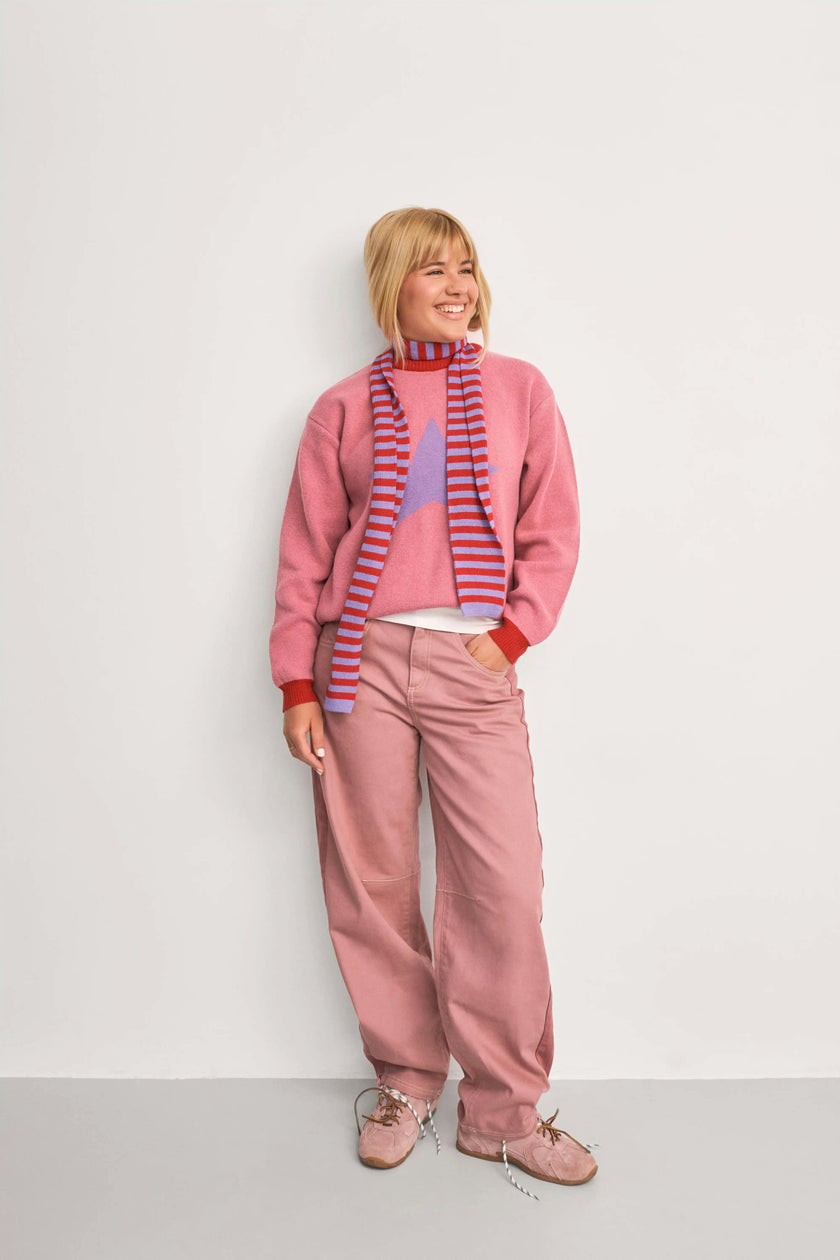 adult wool blend sweater - star
