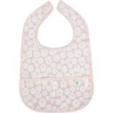The Wipe It Bib in Lavender Daisies