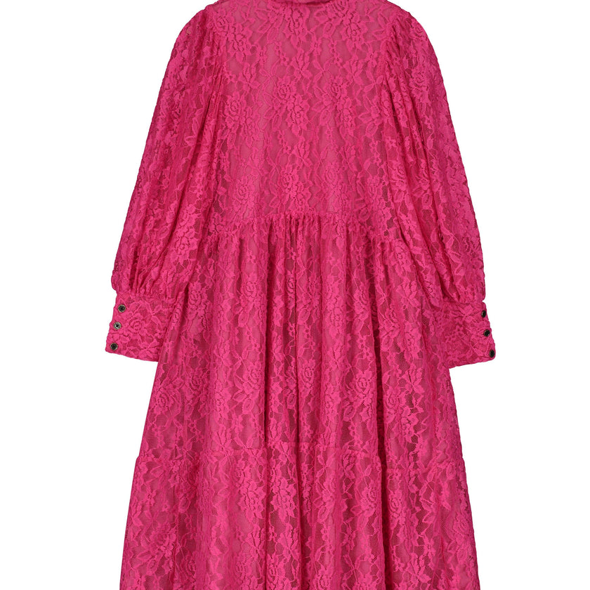Lace Dress Fuchsia